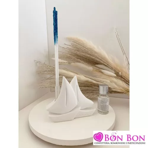 Bomboniera prima comunione profumatore barchette Claraluna - 1