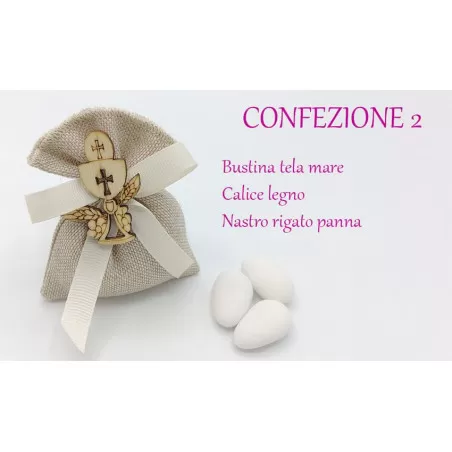Bomboniera prima comunione profumatore barchette Claraluna - 6