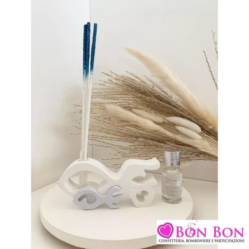 Bomboniera prima comunione profumatore pesci Claraluna - 1