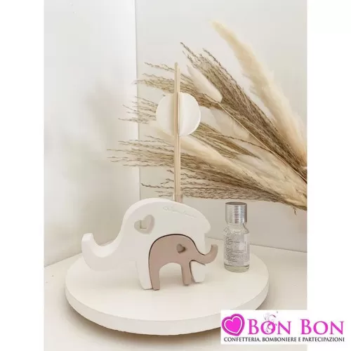 Bomboniera matrimonio claraluna coppia elefanti Claraluna - 1