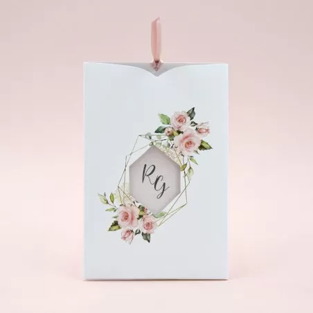 Partecipazione matrimonio con rose 08949 Alessia Partecipazioni - 1