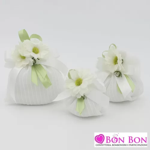 Sacchetti matrimonio linea cotone rigato Liete Creazioni - 1