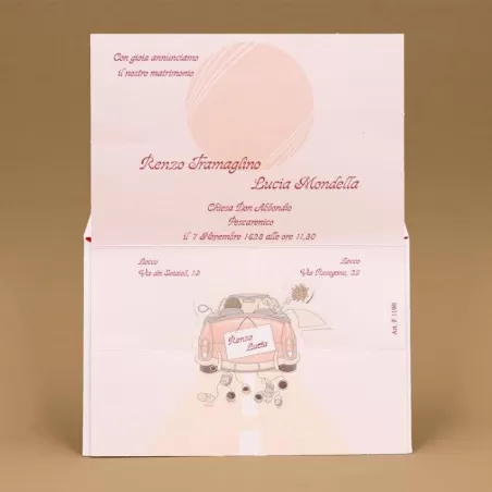 Partecipazione matrimonio famà F1190 Ferdinando Fam - 3