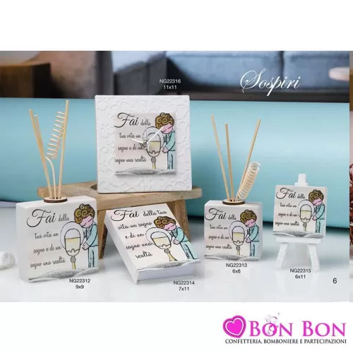 Bomboniera prima comunione linea sospiri con bimbo Dolcicose - 1