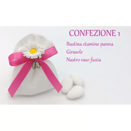 Bomboniera cresima profumatore cuore con foglie e simbolo cresima Dolcicose - 2