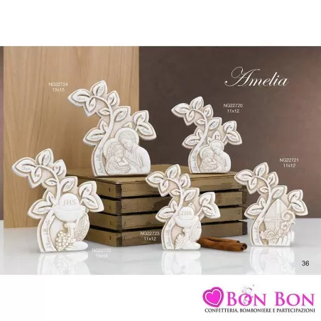 Bomboniera prima comunione quadretto con calice linea Amelia Dolcicose - 1