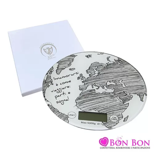 Bomboniera matrimonio bilancia mondo ETM - 1