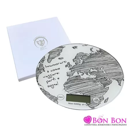 Bomboniera matrimonio bilancia mondo ETM - 1