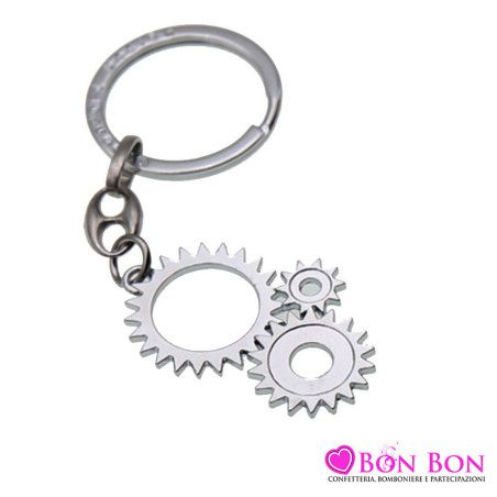 Bomboniera laurea in meccanica portachiavi ingranaggio Greenford - 1