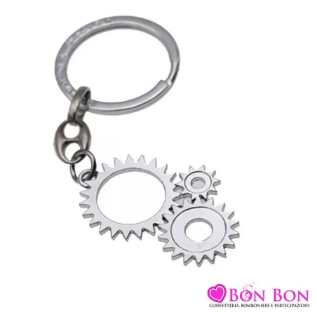Bomboniera laurea in meccanica portachiavi ingranaggio Greenford - 1