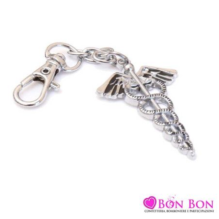 Bomboniera laurea in farmacia moschettone caduceo Greenford - 2