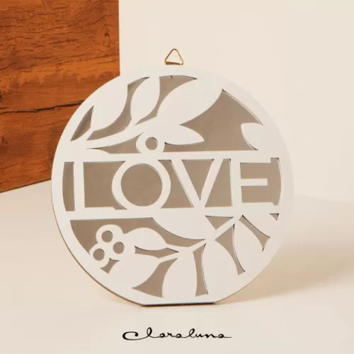 Bomboniera matrimonio claraluna 2023 specchio rotondo love Claraluna - 1