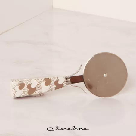 Bomboniera matrimonio claraluna 2023 taglia pizza decoro cuori Claraluna - 1