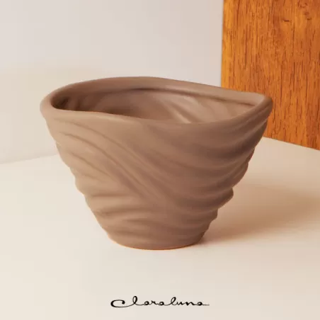 Bomboniera matrimonio claraluna 2023 ciotola onde tortora Claraluna - 1