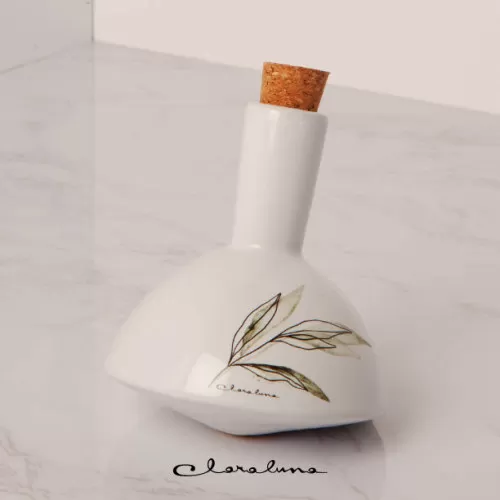 Bomboniera matrimonio claraluna 2023 oliera piccola con foglie Claraluna - 1