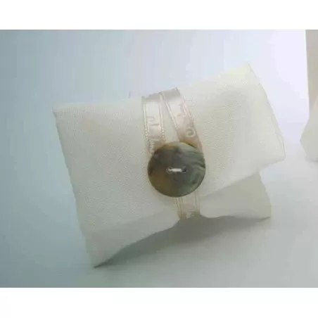 Bomboniera matrimonio claraluna 2023 profumatore foglie grande con cuore oro Claraluna - 3