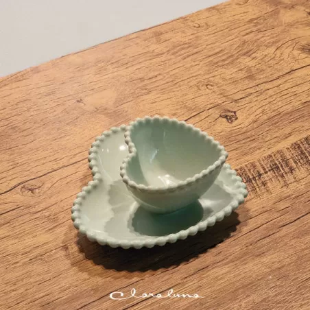 Bomboniera matrimonio claraluna 2023 piattino medio e ciotolina Claraluna - 2