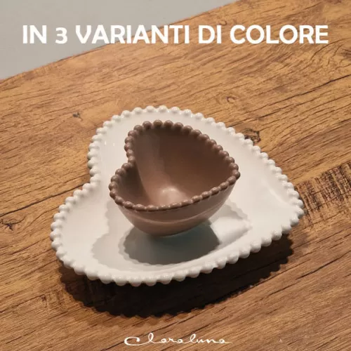 Bomboniera matrimonio claraluna 2023 piattino grande e ciotolina Claraluna - 1