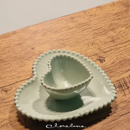 Bomboniera matrimonio claraluna 2023 piattino grande e ciotolina Claraluna - 2