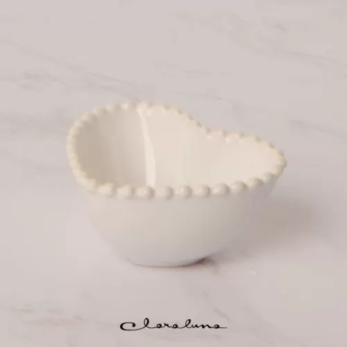 Bomboniera matrimonio claraluna 2023 ciotolina cuore bianca Claraluna - 1