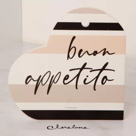 Bomboniera matrimonio claraluna 2023 sottopentola cuore buon appetito Claraluna - 1