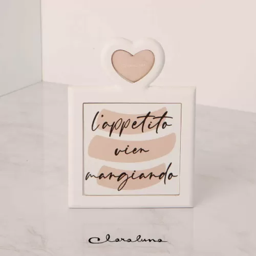 Bomboniera matrimonio claraluna 2023 sottopentola quadrato l´appetito vien mangiando Claraluna - 1