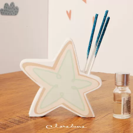 bomboniera nascita fai da te profumatore stella celeste Claraluna - 1