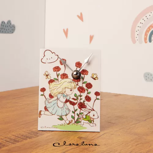 Bomboniera prima comunione orologio con alice Claraluna - 1