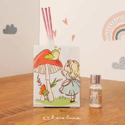 Bomboniera prima comunione profumatore con alice Claraluna - 1