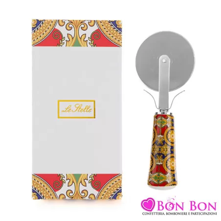 bomboniera matrimonio utile taglia pizza royal carousel Le stelle - 1