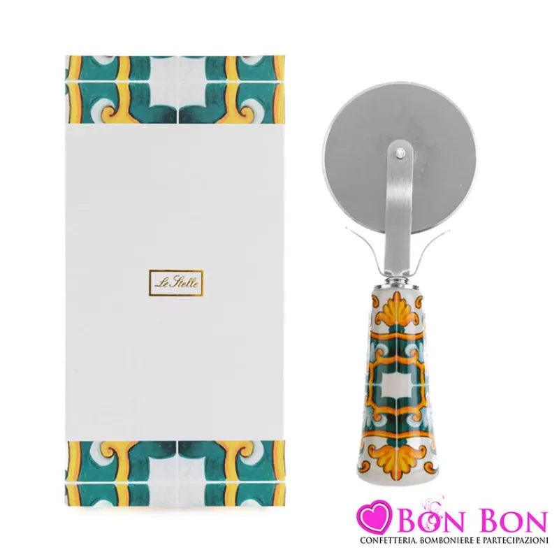 bomboniera matrimonio utile taglia pizza smeralda Le stelle - 1