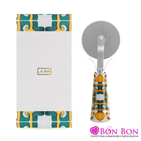 bomboniera matrimonio utile taglia pizza smeralda Le stelle - 1