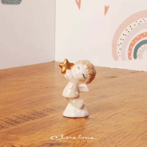Bomboniera prima comunione angelo maschio con stella Claraluna - 1
