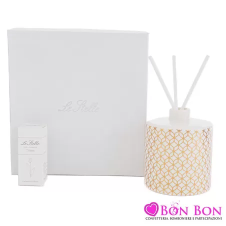 Bomboniera matrimonio profumatore tondo hypnosis Le stelle - 1