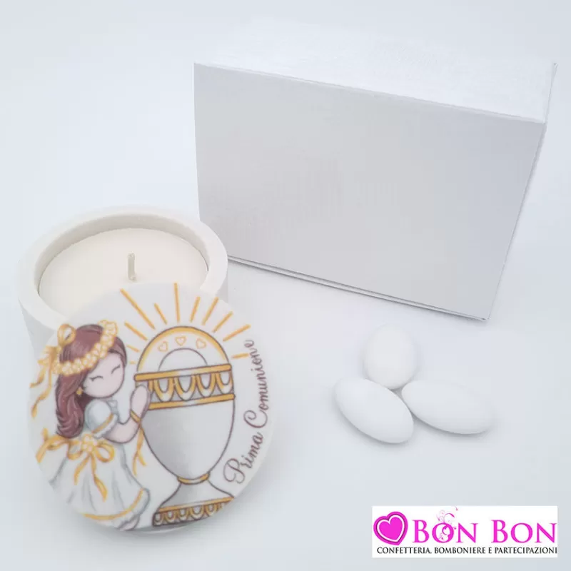 Bomboniera prima comunione dolcicose candela bimba calice Dolcicose - 1