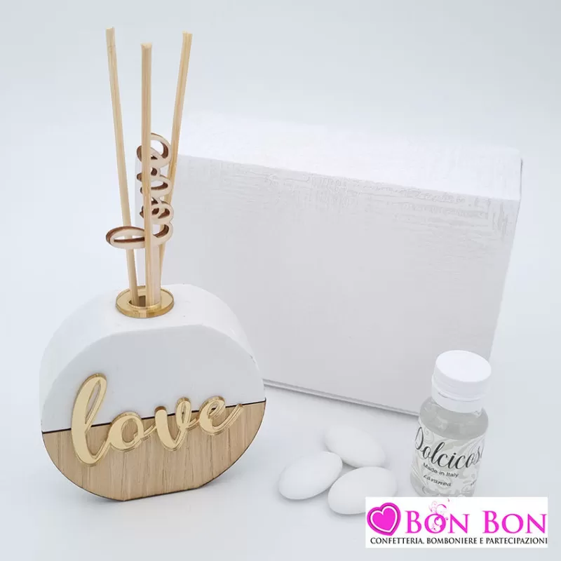 Bomboniera matrimonio dolcicose profumatore love linea sofia Dolcicose - 1