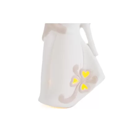 Bomboniera matrimonio sposini porcellana con led Le stelle - 14