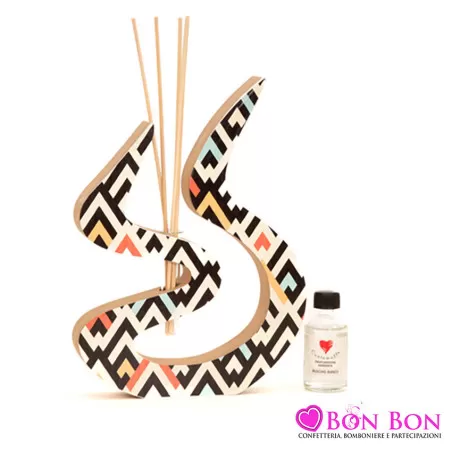 Bomboniera matrimonio solidale cuorematto profumatore doppio rococo Cuorematto - 1