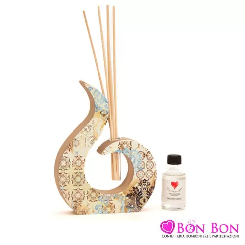 Bomboniera matrimonio solidale cuorematto profumatore fiamma vintage Cuorematto - 1