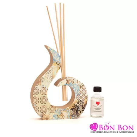 Bomboniera matrimonio solidale cuorematto profumatore fiamma vintage Cuorematto - 1