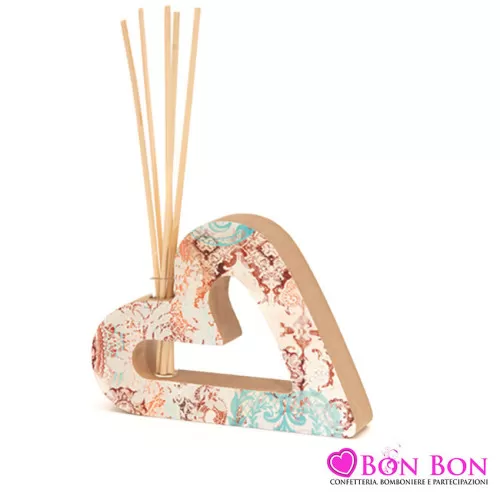 Bomboniera matrimonio solidale cuorematto profumatore cuore vintage Cuorematto - 1