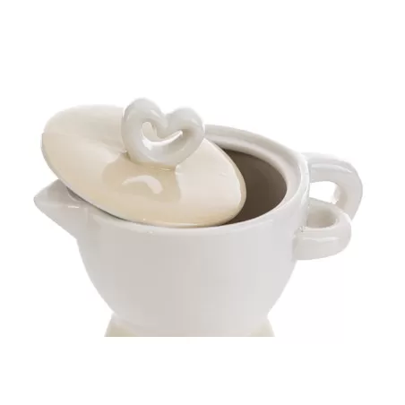 Bomboniera matrimonio moka porcellana beige grande Le stelle - 13