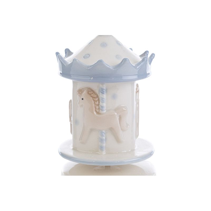 Bomboniera nascita e battesimo carillon porcellana celeste Le stelle - 9 Bomboniera nascita e battesimo carillon porcellana celeste Le stelle - 9