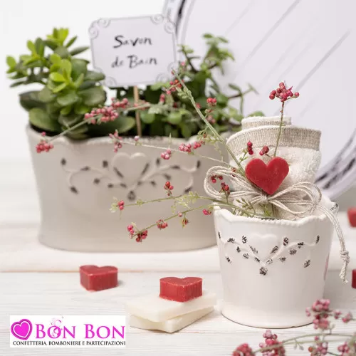 Bomboniere matrimonio vasetti linea provenza AD - 5