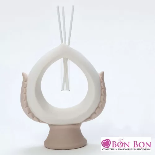 Bomboniera matrimonio profumatore pigna stilizzata AD - 1