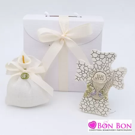 Bomboniere in offerta prima comunione croce con calice - 1