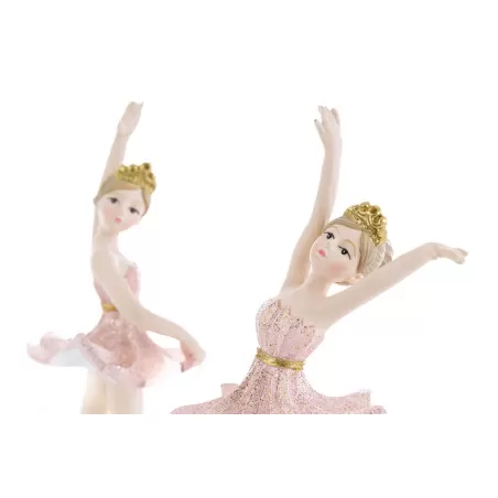 Bomboniera prima comunione ballerina resina rosa 2 assortiti Le stelle - 7