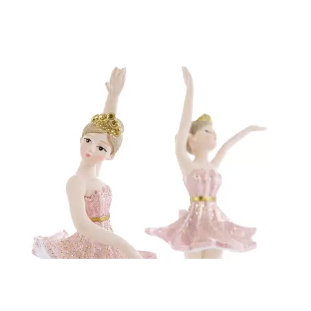 Bomboniera prima comunione ballerina resina rosa 2 assortiti Le stelle - 8