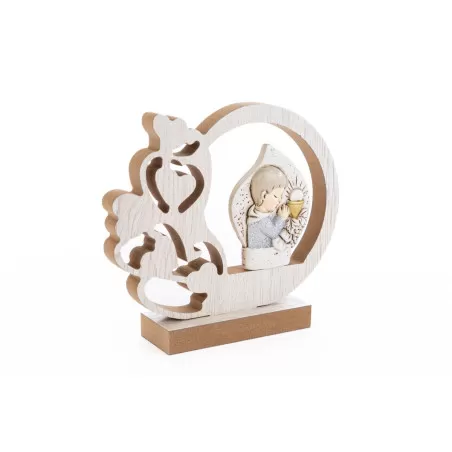 Bomboniera prima comunione bimbo in legno e resina Le stelle - 12