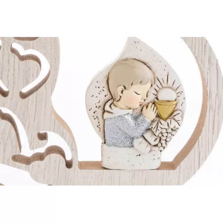 Bomboniera prima comunione bimbo in legno e resina Le stelle - 13